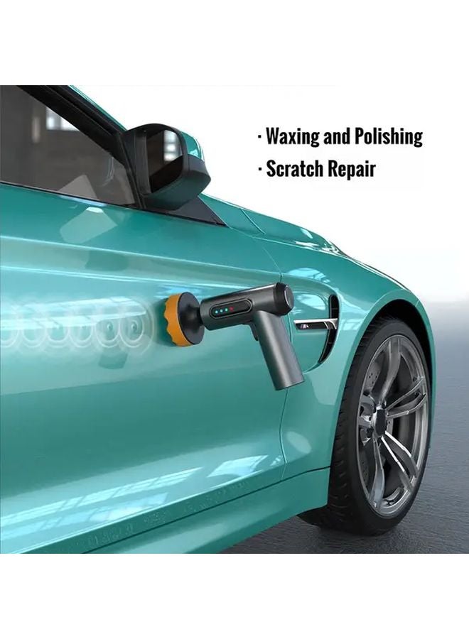 Black Wireless Car Polisher With Digital Display For Scratch Repair And Detailing - Image 2
